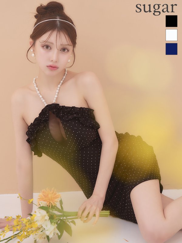ブラック モデル：ももか　身長：156cm　着用サイズ：Sサイズ