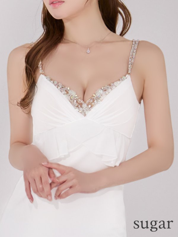 ホワイト モデル：ゆめ　身長：160cm　着用サイズ：Sサイズ