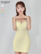 【予約商品/7月上旬-7月中旬発送予定】XSサイズあり【ANGEL R/エンジェルアール】ホルターネック/ フラワーレース/ ビジュー/ メッシュ/ タイト/ マイクロミニドレス/ キャバドレス[OF2]