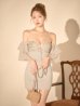 ベージュ　モデル：ゆめ　身長：160cm　着用サイズ：Sサイズ