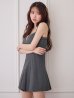 グレー モデル：ゆめ　身長：160cm　着用サイズ：Sサイズ