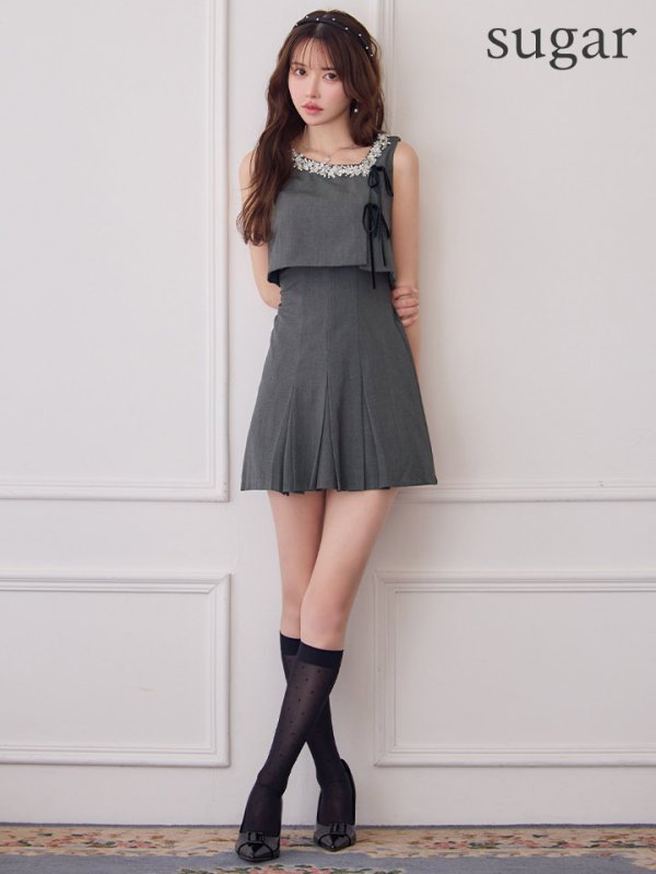 グレー モデル：ゆめ　身長：160cm　着用サイズ：Sサイズ