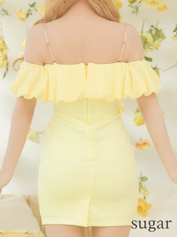 イエロー:モデル:三上悠亜 身長:159cm 着用サイズ:Sサイズ