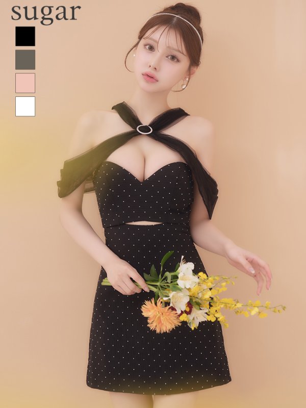 ブラック モデル：ももか　身長：156cm　着用サイズ：Sサイズ