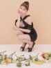 ブラック モデル：ももか　身長：156cm　着用サイズ：Sサイズ