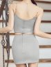 グレー モデル：ゆめ　身長：160cm　着用サイズ：Sサイズ