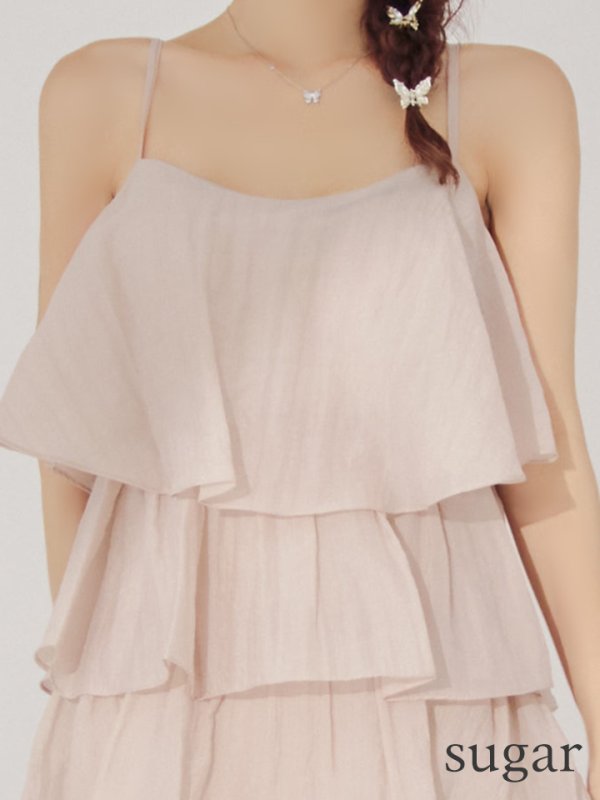 ベージュ　モデル：まりん　身長：164cm　着用サイズ：Sサイズ