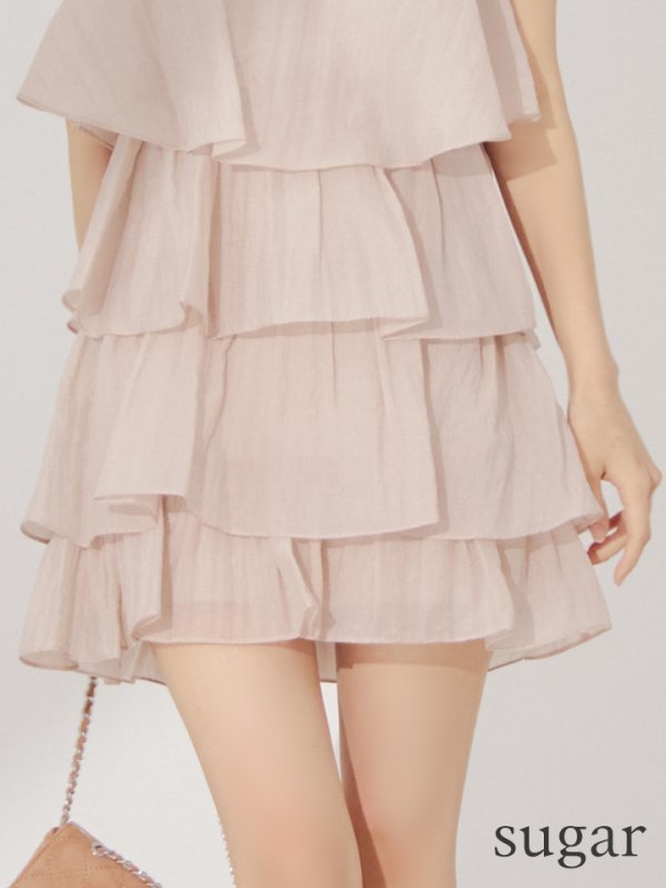 ベージュ　モデル：まりん　身長：164cm　着用サイズ：Sサイズ