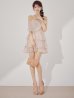 ベージュ　モデル：まりん　身長：164cm　着用サイズ：Sサイズ