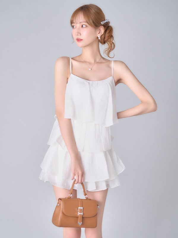 ホワイト　モデル：あすか　身長：170cm　着用サイズ：Sサイズ