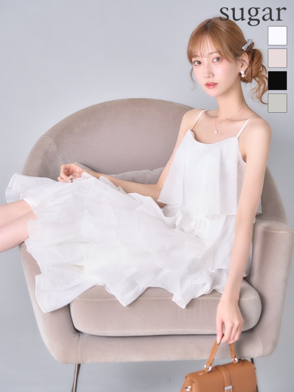 ホワイト　モデル：あすか　身長：170cm　着用サイズ：Sサイズ