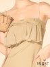 ベージュ モデル：ゆめ　身長：160cm　着用サイズ：Sサイズ