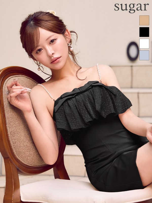 ブラック　モデル：かるあ　身長：156cm　着用サイズ：Sサイズ