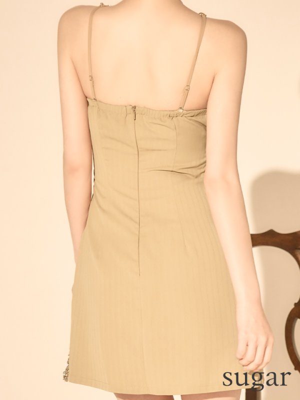 ベージュ モデル：ゆめ　身長：160cm　着用サイズ：Sサイズ