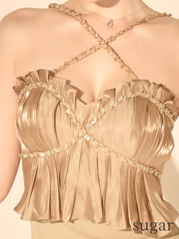 ベージュ モデル：ゆめ　身長：160cm　着用サイズ：Sサイズ