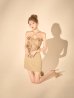 ベージュ モデル：ゆめ　身長：160cm　着用サイズ：Sサイズ