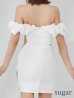 ホワイト　モデル：三上悠亜　身長：159cm　着用サイズ：Sサイズ