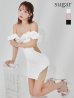 ホワイト　モデル：三上悠亜　身長：159cm　着用サイズ：Sサイズ