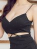 ブラック　モデル：ゆめ　身長：160cm　着用サイズ：Sサイズ