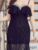 ブラック　モデル：ゆめ　身長：160cm　着用サイズ：Sサイズ