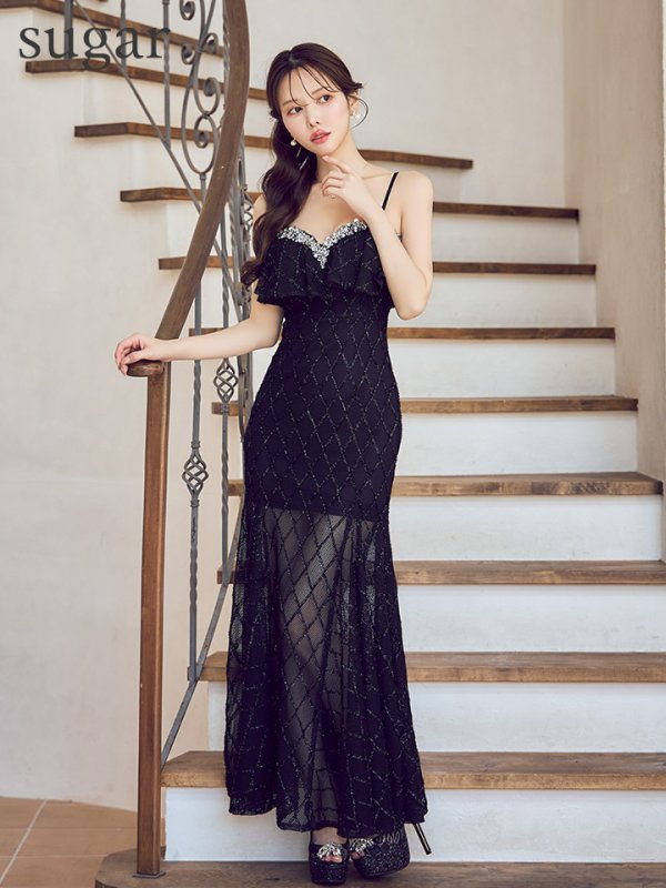 ブラック　モデル：ゆめ　身長：160cm　着用サイズ：Sサイズ