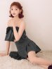 グレー　モデル：明日花キララ　身長162cm　着用サイズ：Sサイズ