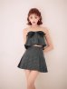 グレー　モデル：明日花キララ　身長162cm　着用サイズ：Sサイズ