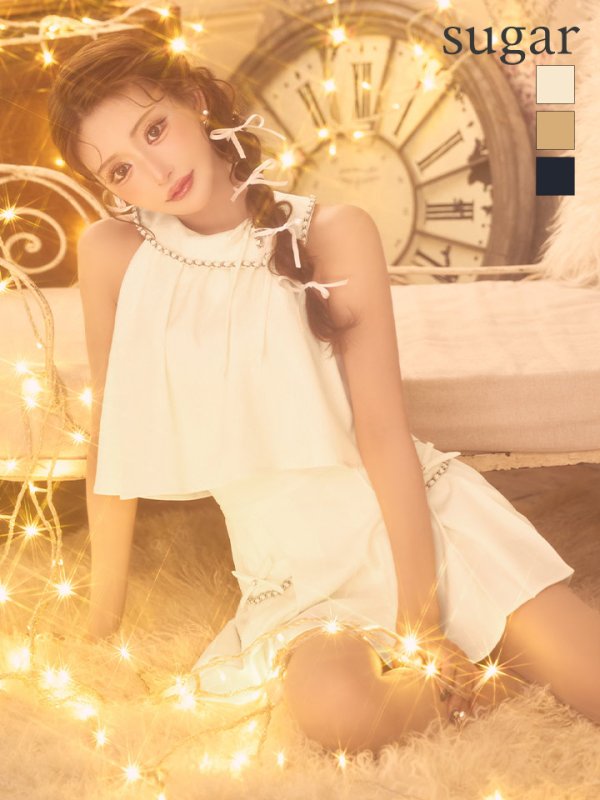 アイボリー　モデル：明日花キララ　身長：162cm 着用サイズ：Sサイズ