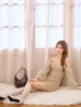 ベージュ　モデル：るりぴ　身長：165cm　着用サイズ：Sサイズ