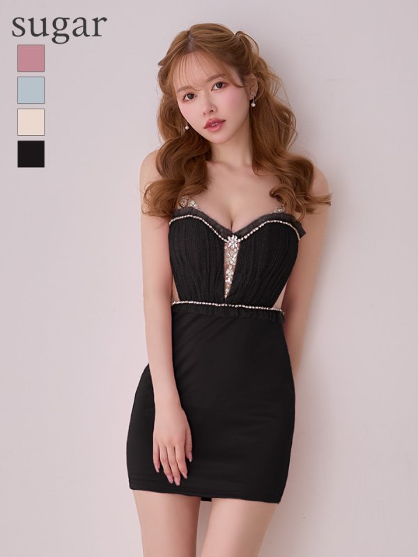 ブラック モデル：ゆめ　身長：160cm　着用サイズ：Sサイズ