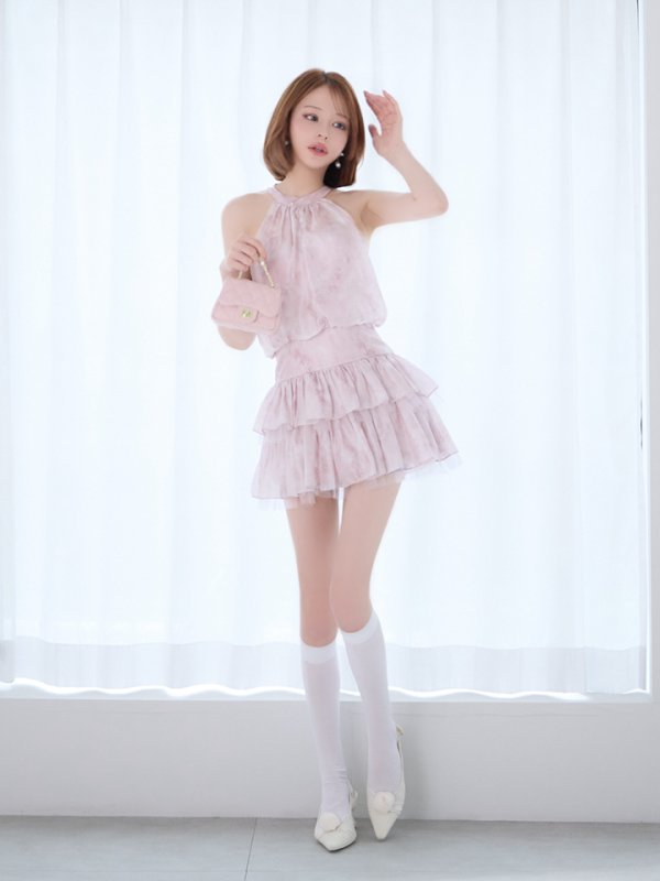 ピンク モデル：れみれみ　身長：163cm　着用サイズ：Sサイズ