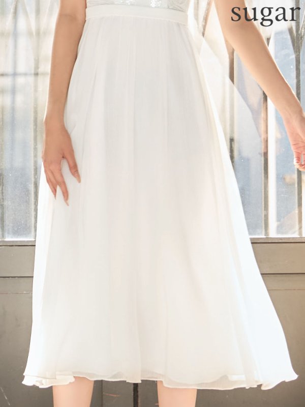 ホワイト　モデル：あすか　身長：170cm　着用サイズ：Sサイズ