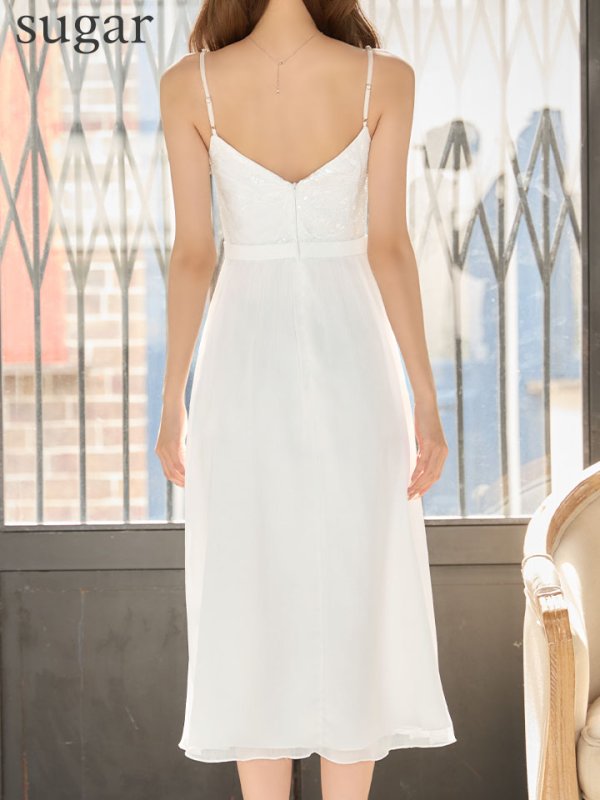 ホワイト　モデル：あすか　身長：170cm　着用サイズ：Sサイズ