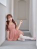 ピンク　モデル：三上悠亜　身長：159cm　着用サイズ：Sサイズ