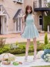 ブルー　モデル：天海りこ　身長：156cm　着用サイズ：Sサイズ