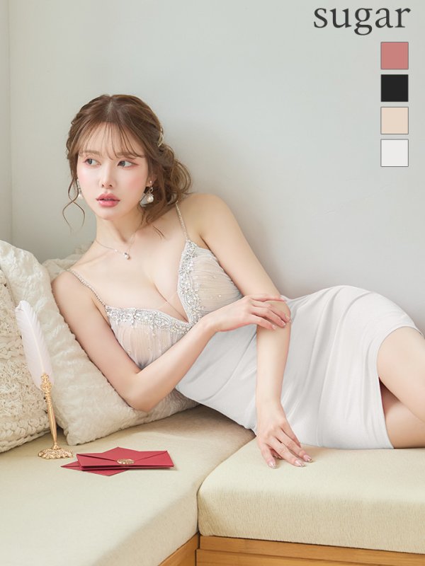 ホワイト　モデル：ゆめ　身長：160cm　着用サイズ：Sサイズ