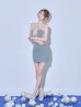 ブルー　モデル：ゆめ　身長：160cm　着用サイズ：Sサイズ