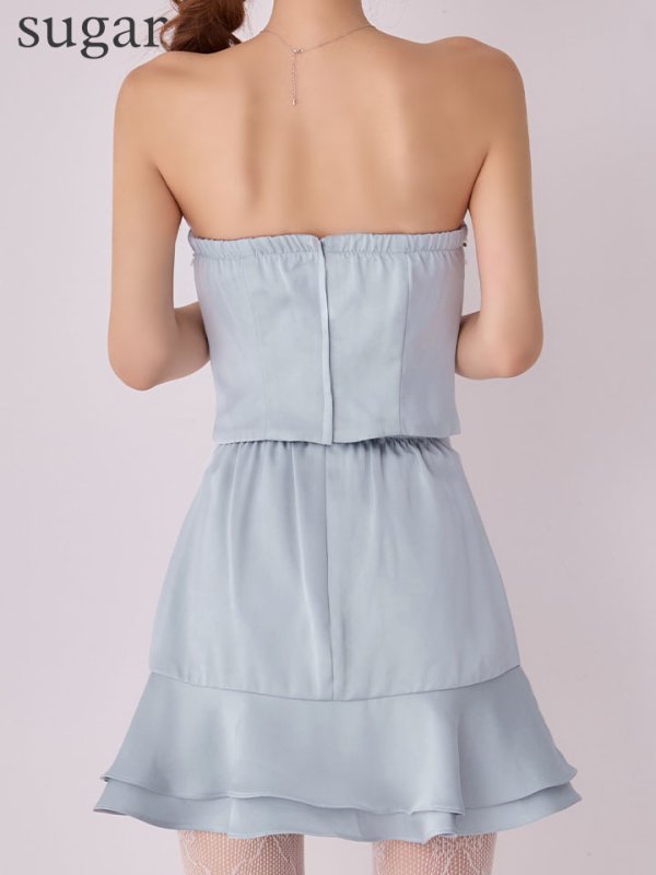 ブルー　モデル：まりん　身長：163cm　着用サイズ：Sサイズ