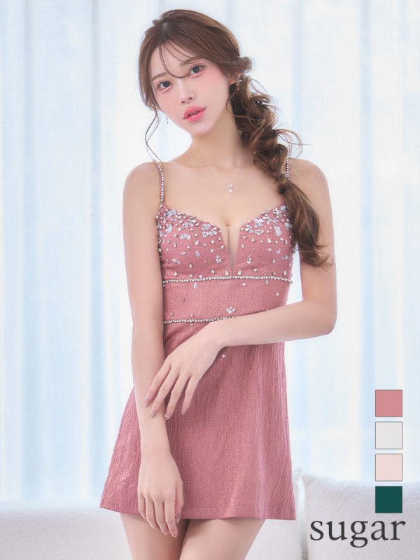 ピンク　モデル：るりぴ　身長：165cm　着用サイズ：Sサイズ