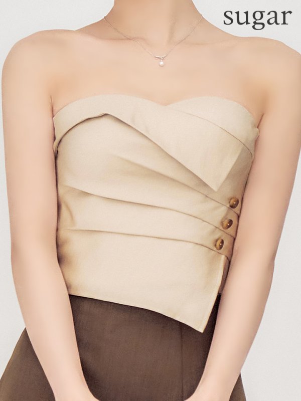 シャンパン×モカ モデル：るりぴ　身長：165cm　着用サイズ：Sサイズ