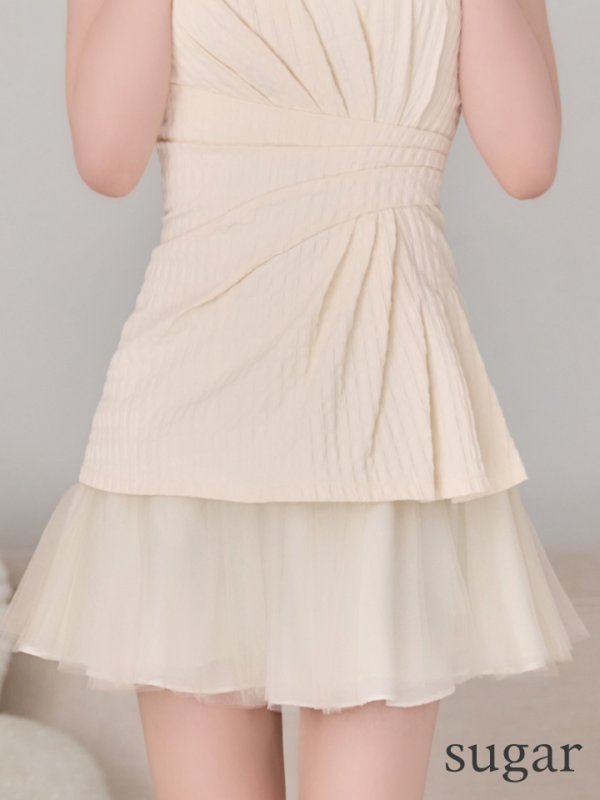 アイボリー　モデル：れみれみ　身長：163cm　着用サイズ：Sサイズ