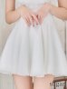 ホワイト モデル：りな　身長：160cm　着用サイズ：Sサイズ