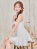 ホワイト モデル：りな　身長：160cm　着用サイズ：Sサイズ