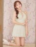 アイボリー　モデル：りな　身長：160cm　着用サイズ：Sサイズ