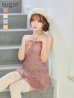 ピンク　モデル：三上悠亜　身長：159cm　着用サイズ：Sサイズ