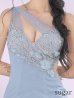 ブルー　モデル：ゆいぴす　 身長：170cm　着用サイズ：Sサイズ