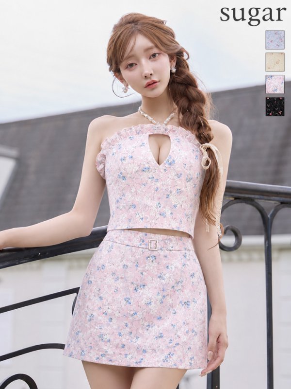 ピンク　モデル：まみ　身長：160cm　着用サイズ：Sサイズ