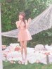 ピンク　モデル：三上悠亜　身長：159cm　着用サイズ：Sサイズ