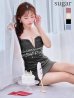 ブラック　モデル：りな　身長：160cm　着用サイズ：Sサイズ