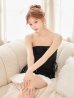 ブラック　モデル：明日花キララ　身長162cm　着用サイズ：Sサイズ